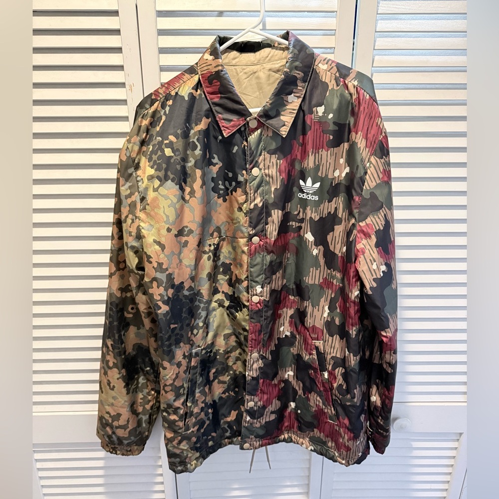 Adidas x Pharrell Williams Hu Reversible Dual Camo Jacket